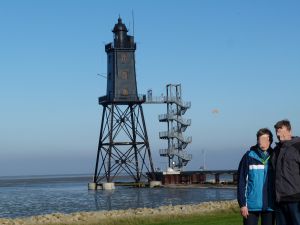 Leuchtturm Idylle Am Strand 