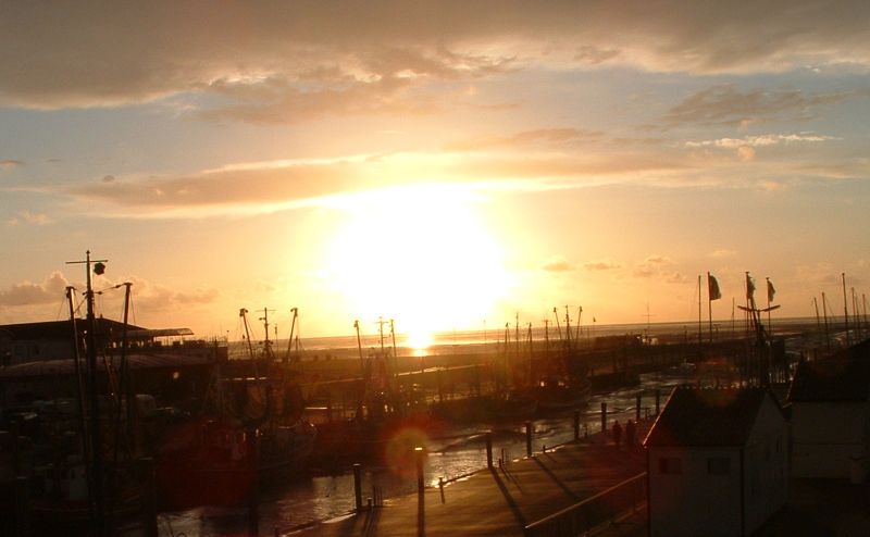 Sonnenuntergang Im Hafen