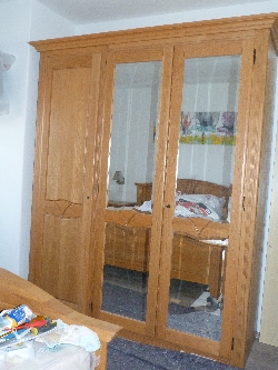 Schlafzimmerschrank an der Nordsee