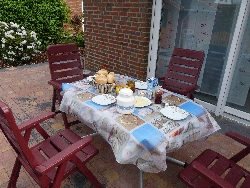 Terrasse an der Nordsee