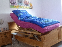 Bett Hoch an der Nordsee