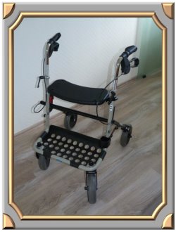 Rollator an der Nordsee