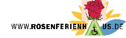 RoseFERIENHAUS Logo an der Nordsee