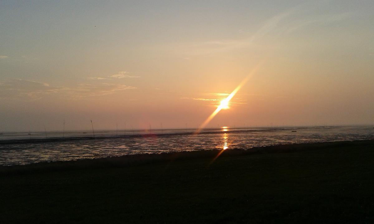 Sonnenuntergang an der Nordsee 04
