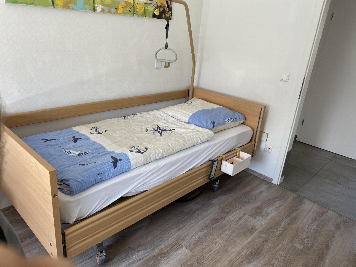 Pflegebett - Grundposition