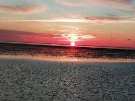 Sonnenuntergang an der Nordsee 01