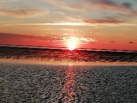 Sonnenuntergang an der Nordsee 16